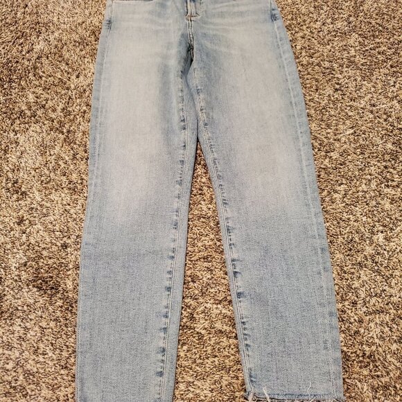 Agolde Light Blue Ankle & Cropped Jeans - Picture 2 of 4